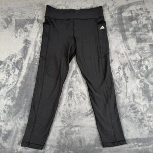 Adidas Running Cold.RDY Legging Womens XLarge Side Pockets Black 28" inseam